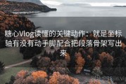 糖心Vlog读懂的关键动作：就是坐标轴有没有动手脚配合把段落骨架写出来